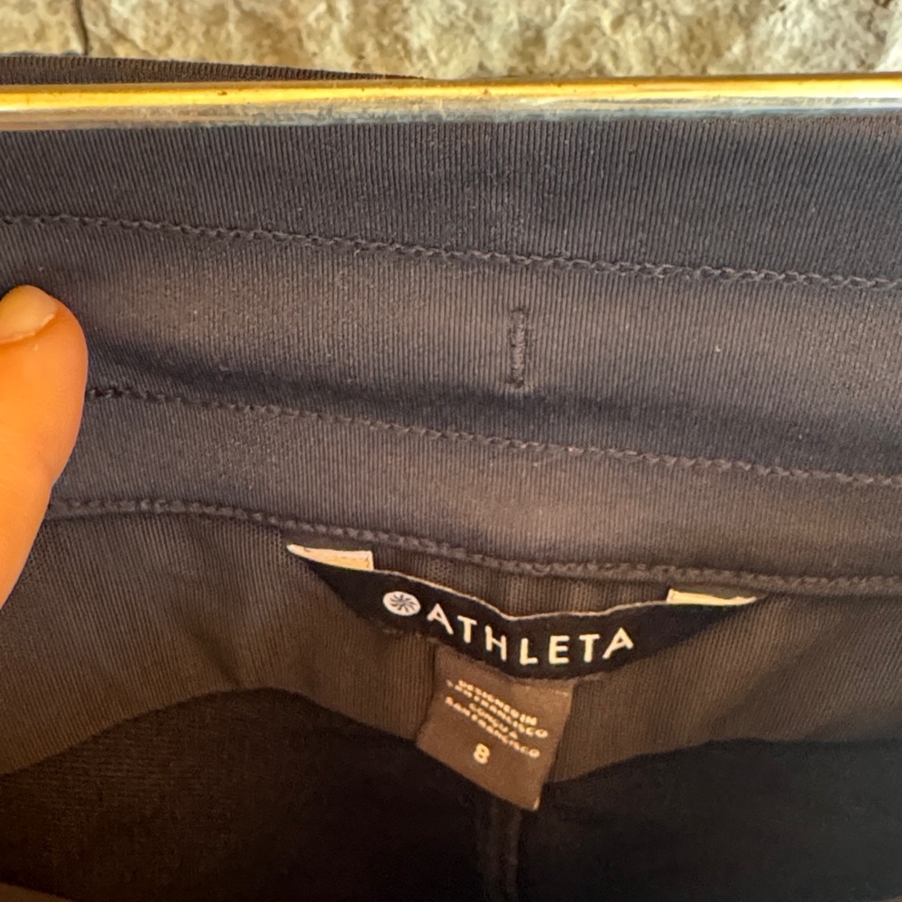NWT Athleta Headlands Hybrid Trek Jogger Black Pants - Picture 8 of 10